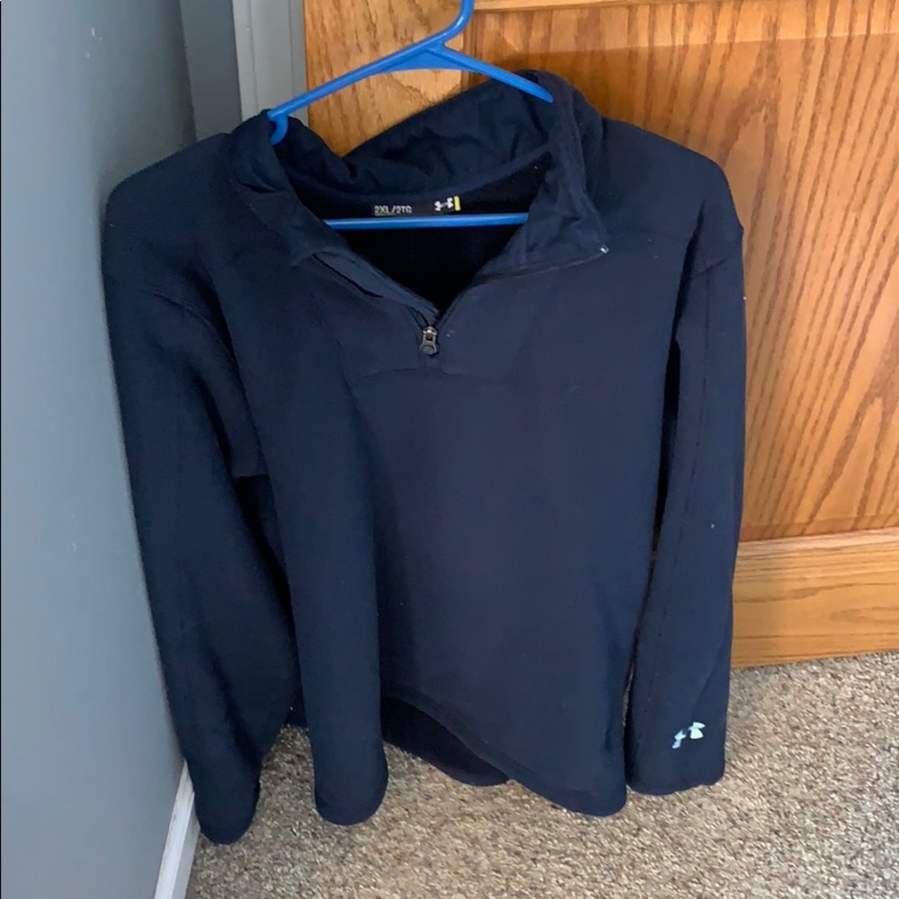 Blue underarmour quarter zip size 2xl